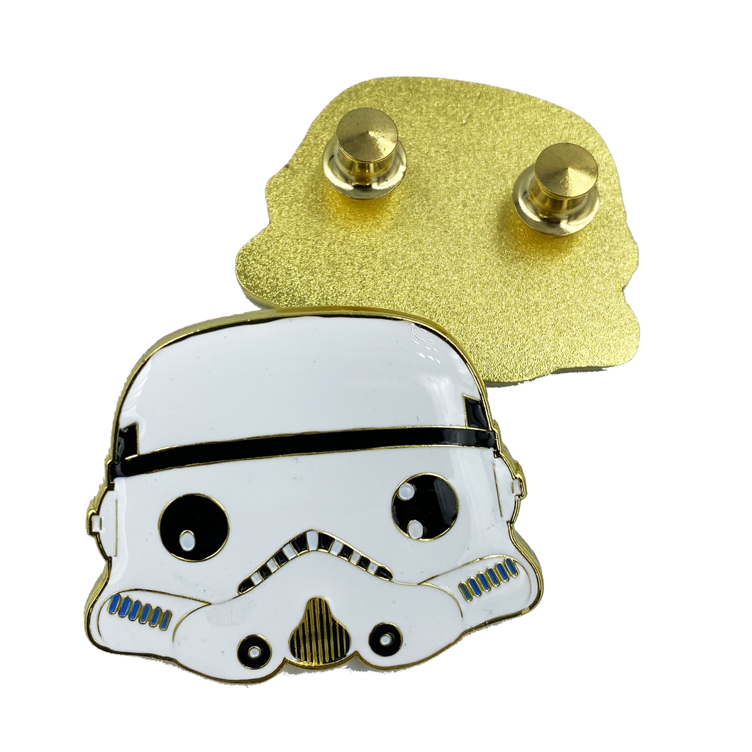 Star Wars inspired Stormtrooper Pins (WHITE) Storm Trooper - www.ChallengeCoinCreations.com