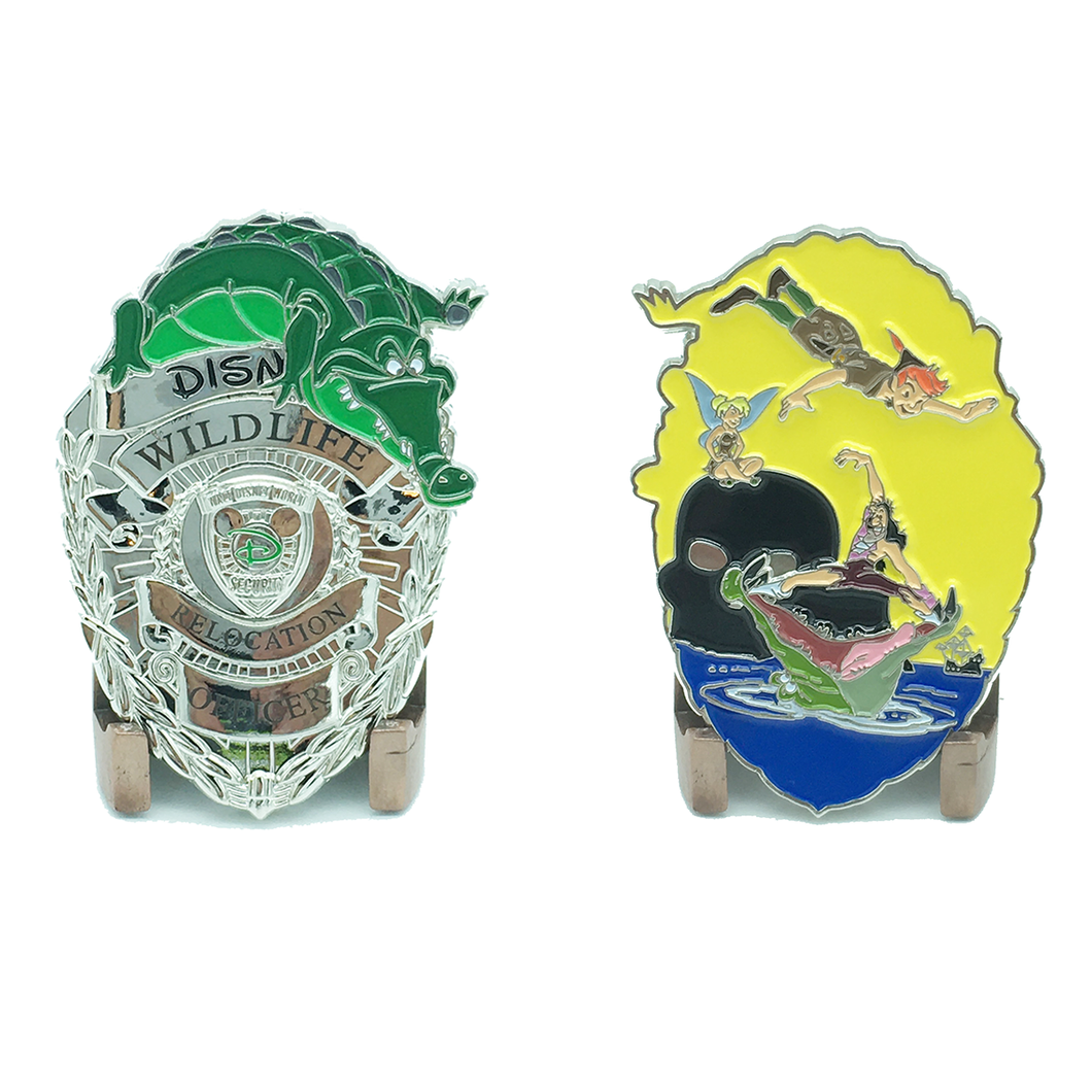 Disney Security Inspired Wildlife Relocation Officer Peter Pan Challenge Coin MR-001 - www.ChallengeCoinCreations.com