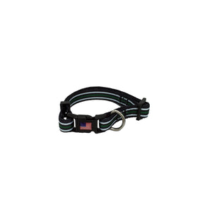 Thin Green Line Dog Collar Border Patrol Sheriff Deputy Honor First - www.ChallengeCoinCreations.com