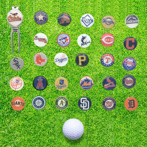 Magnetic Ball Marker Divot Tool PGA LPGA Baseball Gift FREE USA SHIPPING
