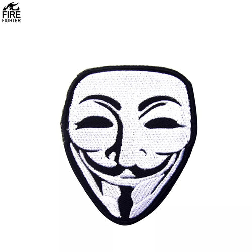 Anonymous Mask Patch Army Navy USMC Air Force LEO FREE USA SHIPPING SHIPS FROM USA V00116-1 PAT-74
