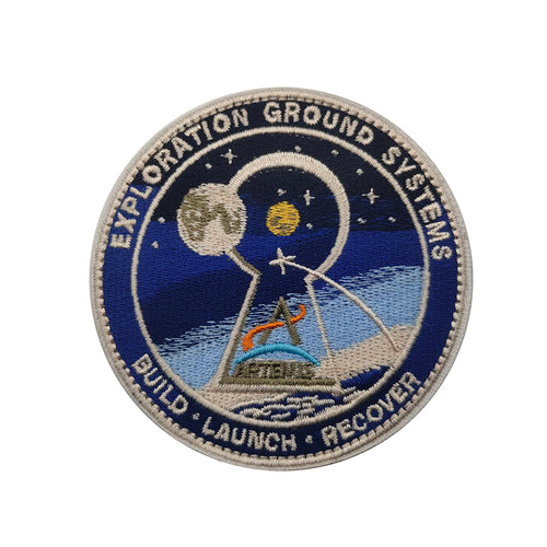 NASA  Exploration Ground Systems Artemis MISSION Full Size Emboidered Patch FREE USA SHIPPING SHIPS FROM USA V01379-6 PAT-203 (E)