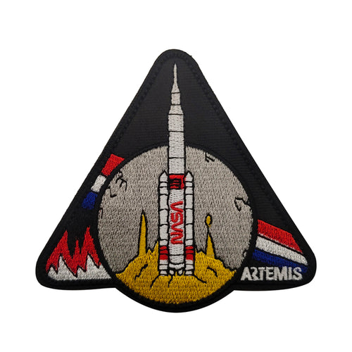 NASA Artemis MISSION Liftoff Full Size Emboidered Patch FREE USA SHIPPING SHIPS FROM USA V01379-5 PAT-206 (E)
