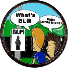 Load image into Gallery viewer, BANG MILFS Challenge Coin not thin blue line or Police just a funny joke gag gift for NYPD LAPD FBI CBP DL13-001