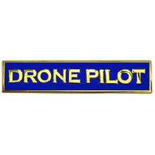 Load image into Gallery viewer, DRONE PILOT Blue Commendation Bar Pin Police Government Realtor Commercial FAA PBX-003-H P-189C