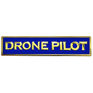 DRONE PILOT Blue Commendation Bar Pin Police Government Realtor Commercial FAA PBX-003-H P-189C