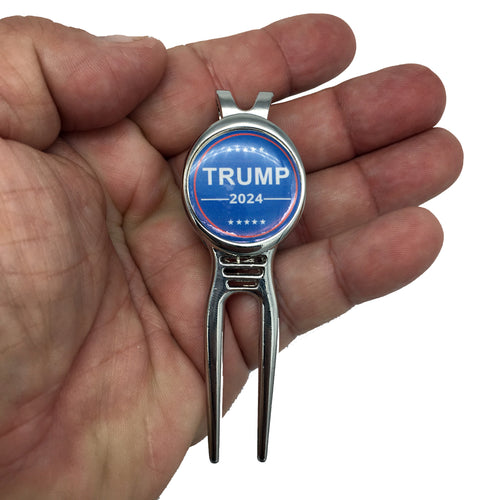 Trump 2024  Magnetic Golf Ball Marker and Divot Tool With Clip FREE USA Shipping