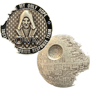 Obi-wan Kenobi You're My Only Hope Death Star II Rogue TACTICAL TERRORISM RESPONSE TEAM 12 TTRT CBP Challenge Coin DL13-009