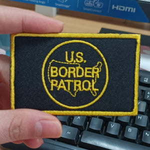 Mini Border Patrol Flag Replica Hook and Loop Morale Patch FREE USA SHIPPING SHIPS FREE IN USA Pat-450 (E)