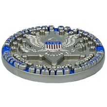 Load image into Gallery viewer, US Marshal Central District California Los Angeles Football United States Marshal Challenge Coin EL5-023