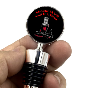 Black Knight Call It A Draw Monty Python Search For The Holy Grail Inspired Wine Stopper - www.ChallengeCoinCreations.com