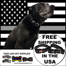 Load image into Gallery viewer, Classic Thin Grey Gray Line Dog Collar CO Corrections Correctional Officer Jailer - www.ChallengeCoinCreations.com