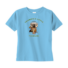 Load image into Gallery viewer, Grandpa&#39;s Little Foundling Mandalorian Inspired Unisex T-Shirts (Toddler Sizes) - www.ChallengeCoinCreations.com