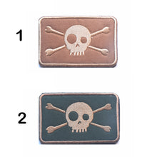 Load image into Gallery viewer, Pirate Skull an Crossbones Davy Jones Hook and Loop Morale Patch FREE USA SHIPPING SHIPS FROM USA PAT-596 597