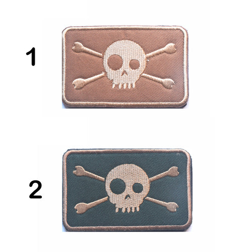 Pirate Skull an Crossbones Davy Jones Hook and Loop Morale Patch FREE USA SHIPPING SHIPS FROM USA PAT-596 597