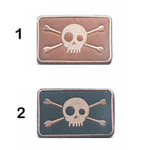 Pirate Skull an Crossbones Davy Jones Hook and Loop Morale Patch FREE USA SHIPPING SHIPS FROM USA PAT-596 597