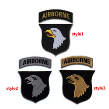 Load image into Gallery viewer, 101rst Army Airborne 2 piece Embroidered Hook and Loop Morale Patch Free Shipping From The USA PAT-693 694 695 (E)