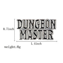 Load image into Gallery viewer, Dungeons and Dragons Inspired Dungeon Master Pin DD6 - www.ChallengeCoinCreations.com