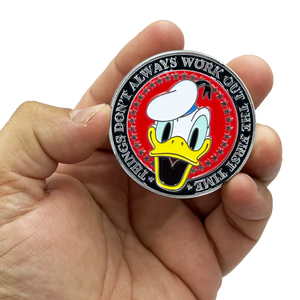 Donald Trump Duck Challenge Coin President MAGA 45 version 2 BL9-020 - www.ChallengeCoinCreations.com