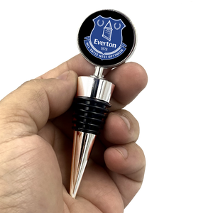 Premier League Everton FC Wine stopper Football Soccer Futbol Blues Toffees - www.ChallengeCoinCreations.com