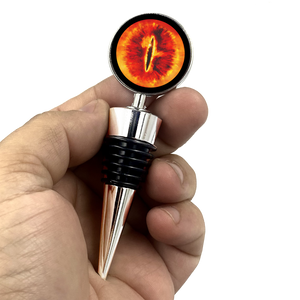 Eye Of Sauron Lord Of The Rings Inspired  Wine Stopper Frodo Gandalf Aragon Legolas Golem - www.ChallengeCoinCreations.com