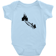Load image into Gallery viewer, Mandalorian Inspired Baby Yoda&#39;s First Visit To Disney Romper Bodysuit - www.ChallengeCoinCreations.com