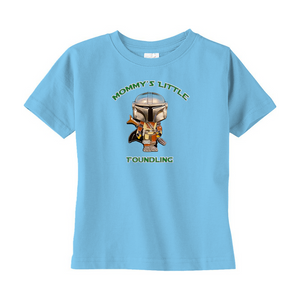 Mommy's Little Foundling Mandalorian Inspired Unisex T-Shirts (Toddler Sizes) - www.ChallengeCoinCreations.com