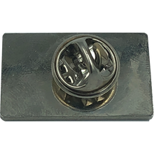 Load image into Gallery viewer, Thin Blue Line Flag Pin uniform Police Officer Police Department Law Enforcement CBP FAM FBI lapd Chicago dea atf  EL8-014 - www.ChallengeCoinCreations.com