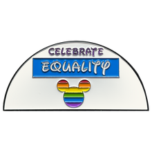 Load image into Gallery viewer, Disney Equality LGBTQ Rainbow Mouse Ears Challenge Coin EL12-013