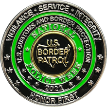Load image into Gallery viewer, CBP Border Patrol Agent Commemorative America&#39;s Front Line Official Police Week 2022 release BPA EL9-001A