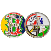 Load image into Gallery viewer, Boston Police Massachusetts State Trooper Sports Challenge Coin GL10-004