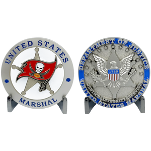 US Marshal Middle District of Florida Tampa Football United States Marshal Challenge Coin EL4-023