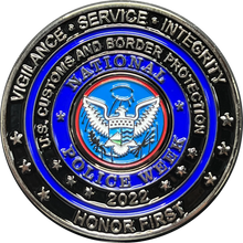 Load image into Gallery viewer, CBP officer Field Ops Commemorative America&#39;s Front Line Official Police Week 2022 release Field Operations CBPO EL9-001B