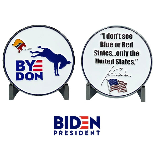 Joe Biden 2020 46th President Challenge Coin Presidential White House Coin Bye Don EL4-013 - www.ChallengeCoinCreations.com