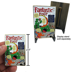 Pin version Fantastic Four #1 Stan Lee Marvel Comic Book Issue 1 FF-006 - www.ChallengeCoinCreations.com