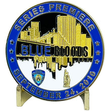 Load image into Gallery viewer, Blue Bloods Family First NYPD Challenge Coin New York City Police Officer Sergeant Detective Commissioner BL5-001 - www.ChallengeCoinCreations.com