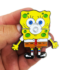 Spongebob Squarepants inspired Pandemic Pin CL3-09 - www.ChallengeCoinCreations.com