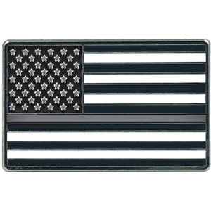 Thin Gray Line Flag Pin Correctional officer CO Corrections Jail Prison Guard EL8-016 - www.ChallengeCoinCreations.com