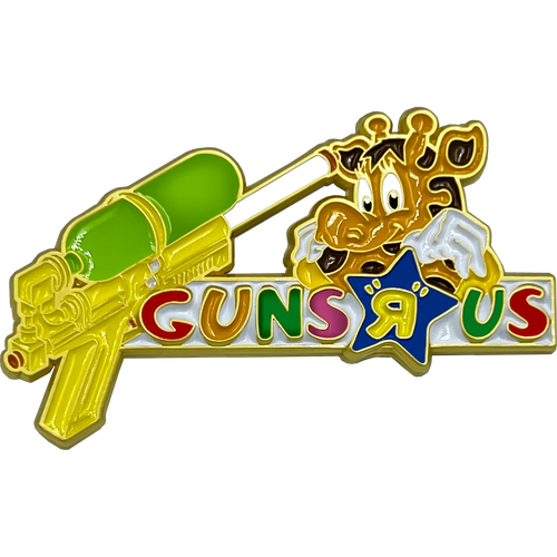 Guns R Us Giraffe Pin super 2nd Amendment soaker BL2-001-A P-186C