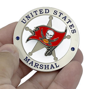 US Marshal Middle District of Florida Tampa Football United States Marshal Challenge Coin EL4-023