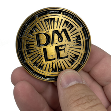Load image into Gallery viewer, Department of Magical Law Enforcement DMLE Challenge Coin inspired by Harry Potter EL8-021 - www.ChallengeCoinCreations.com