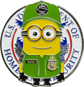 Border Patrol Agent Honor 1st Thin Green Line Hero BPA Challenge Coin G-008