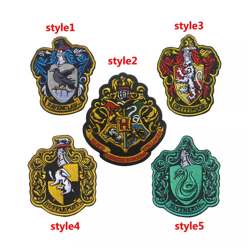Large HP House Embroidered Patches Free USA Shipping Ships from USA V00047-1/2/3/4 PAT-195/196/197/198/199