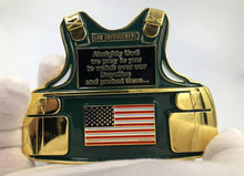 Load image into Gallery viewer, Sheriff Body Armor Police Challenge Coin CL12-05 - www.ChallengeCoinCreations.com