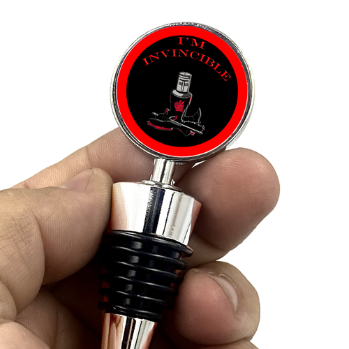 Black Knight Invincible Monty Python Search For The Holy Grail Inspired Wine Stopper - www.ChallengeCoinCreations.com