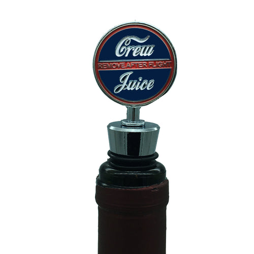 Crew Juice Premium Wine Stopper Airlines Flight Crew Gift - www.ChallengeCoinCreations.com