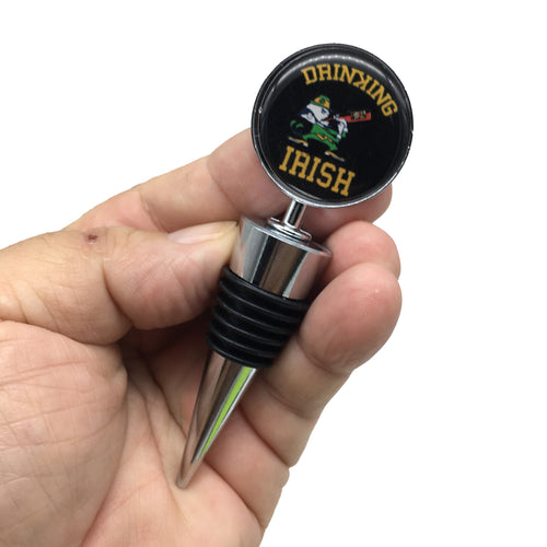 Parody Drinking Notre Dame Irish Wine Stopper Collectable Gift - www.ChallengeCoinCreations.com