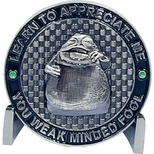 Load image into Gallery viewer, Tactical Terror Response TEAM 11 TTRT CBP Challenge Coin Jabba the Hutt Star Wars inspired Death Star BL16-005 - www.ChallengeCoinCreations.com