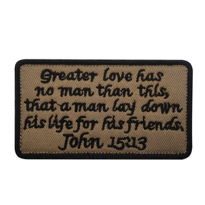 Bible verses Hook and Loop Morale Patch Army Navy USMC Air Force LEO FREE USA SHIPPING SHIPS FROM USA V01420/26 PAT-89/90/91/92/93/94/95 (E)