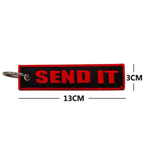SEND IT Keychain Luggage Tag Military Morale Tactical  FREE USA SHIPPING SHIPS FROM USA LKC-106